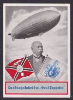 Zeppelin Landungsfahrt des Graf Zeppelin Deutsches Reich Ansichtskarte