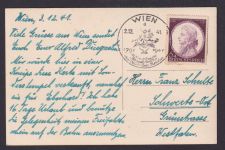 Ostmark Wien Ansichtskarte Deutsches Reich Mozart Woche des Deutschen Reiches
