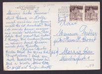 Berlin Ansichtskarte Haus Leopold Gastronomie Merzig Saar