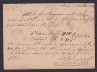 Rußland Ganzsache 3 Kop. geschrieben Rig Lettland nach Libau