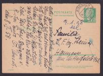 DDR Ganzsache P 70 F Antwort Pieck Eisenach Thüringen Hannover Niedersachsen