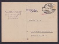 Konstanz Gebühr bezahlt Ganzsache Philatelie Ernst Osterwalder Briefmarken -