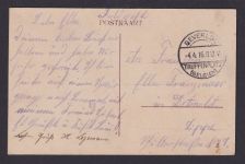 Ansichtskarte Lommel Deutsches Reich Feldpost Belgien Burg mit Fluss u
