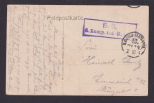 Ansichtskarte Stenay Frankreich Feldpost 6. Komp.Inf. Rgt.Kaserne Kirche