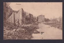 Ansichtskarte Fresnes Frankreich Feldpost AFS Zerstörte Stadt Dissen Kreis Iburg