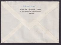 Bundesrepublik Bonn Brief SST Chemikertagung 1965 Radebeul Dresden