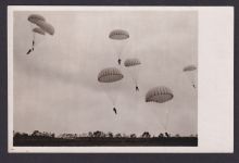Militaria Foto Ansichtskarte Fallschirmjäger Luftwaffe II. Weltkrieg selten