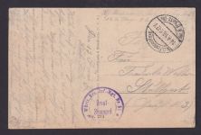 Hattonville Ansichtskarte Feldpost Württ. Ers. Inf. Rgt. 51 Frankreich