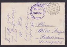 Liege Lüttich Ansichtskarte Feldpost Inf. Bat. Spandau Ancienne Maison