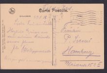 Bruxelles Ansichtskarte Feldpost Belgien Triumpbogen Hamburg I. Weltkrieg I. WK.