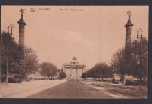 Bruxelles Ansichtskarte Feldpost Belgien Triumpbogen Hamburg I. Weltkrieg I. WK.