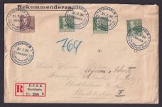 Stockholm R Brief Schweden R-Zettel P.F.F.S. Turnen Lingiade Pehr Henrik Ling