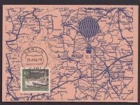 Berlin Luftpost Deutscher Kinderdorf Sonder Ballonflug Lorch Württemberg inter.