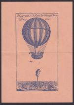 Berlin Luftpost Deutscher Kinderdorf Sonder Ballonflug Lorch Württemberg inter.