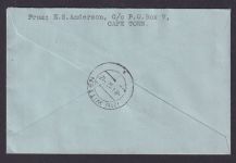 Windhoek Süd Afrika R Brief Van Riebeeck Witten Ruhr