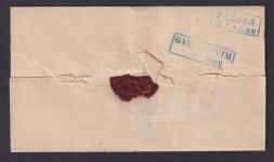 Altdeutschland Hannover blauer K1 Goslar via bl. R2 SEESEN bl. R2 Gandersheim