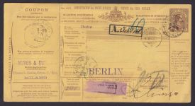Frachtpapier ab Murer & Duruni Mailand Italien n. Berlin mit K2 Güterverwaltung