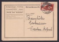 Drucksache Kolportage Verlag Wiebelskirchen Saar Verlag Wochenschrift ,Nach der