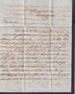 Großbritannien Brief EF 3 MK Victoria selt. Malteserkreuz mit Nr. 12 Kat. 600,00