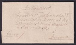 Altdeutschland Preussen Brandenburg Altbrief 1767 mit Inhalt Handschriftl. Tax -