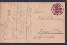 Lübbenau Brandenburg Ansichtskarte Deutsches Reich n. Zossen Kr. Teltow Künstler