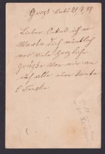 Kreuz Ostbahn Brandenburg Deutsches Reich Ganzsache Deutsche Reichspost