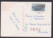 Brieske Brandenburg DDR Ansichtskarte n. Brüssel