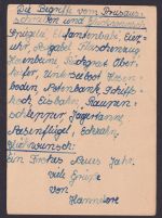 Kolkwitz Zahzow über Cottbus Brandenburg DDR Ganzsache Landpoststempel n. Berlin