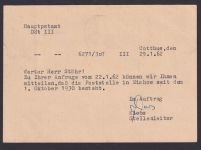 Eichow über Cottbus Brandenburg DDR Ganzsache Landpoststempel n. Cottbus