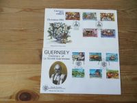 Großbritannien Guernsey Kanalinsel schöne Briefe Sammlung 1969-85 53 Stück hoher