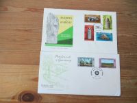 Großbritannien Guernsey Kanalinsel schöne Briefe Sammlung 1969-85 53 Stück hoher