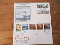 Großbritannien Guernsey Kanalinsel schöne Briefe Sammlung 1969-85 53 Stück hoher