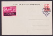 Österreich Wien Östara gute Anlasskarte Ausstellung Arbeit i Auslande Karlsplatz