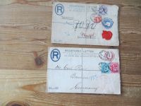 Großbritannien inter Los Ganzsachen Einschreibeumschläge ab 1883 Queen Victoria