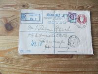 Großbritannien inter Los Ganzsachen Einschreibeumschläge ab 1883 Queen Victoria