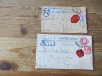 Großbritannien inter Los Ganzsachen Einschreibeumschläge ab 1883 Queen Victoria
