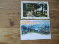 Schweiz Ansichtskarten inter. Lot von 27 alten Karten incl. Lithos