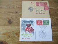 D. Reich Bund Lot v. 34 Briefen & Ganzsachen Chicagofahrt + Schwarzauf sind Fake