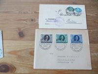 D. Reich Bund Lot v. 34 Briefen & Ganzsachen Chicagofahrt + Schwarzauf sind Fake