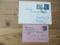 D. Reich Bund Lot v. 34 Briefen & Ganzsachen Chicagofahrt + Schwarzauf sind Fake