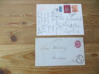 D. Reich Bund Lot v. 34 Briefen & Ganzsachen Chicagofahrt + Schwarzauf sind Fake
