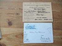 D. Reich Bund Lot v. 34 Briefen & Ganzsachen Chicagofahrt + Schwarzauf sind Fake