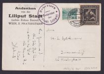 Liliput Stadt Österreich MIF 531 + 488 neben Zirkus Zentral Liliputstadt 1934