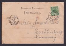 Leipzig Delitzsch Sachsen selt. frühe Vorläufer Ansichtskarte Queldlingburg 1890