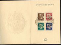 DDR Weltfestspiele Jugend + Studenten 289-292 Faltkarte Sport Luxus