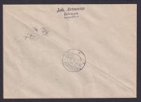 Bizone AM-Post Brief MIF 35 + 21 Erlangen 25.10.1945 Kat.-Wert 450,00 €