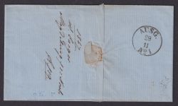 Bahnpost Altdeutschland Preussen Brief EF 3 Sgr. K2 MAGDEBURG BAHNHOF n. Elbing