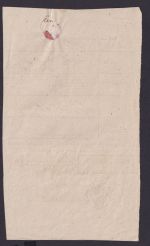 Altdeutschland R2 OEBISFELDE Sachsen-Anhalt Einlieferungsschein 1859