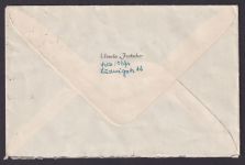 Berlin Brief EF 103 Glocke Mitte Selb Bayern Plauen 19.4.1955