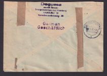 All. Besetzung Nachnahme Einschreiben Brief Hamburg n. Bremervörde